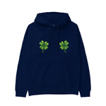 Lucky Twins Hoodie - Lacivert - ön görünüm