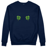 Lucky Twins Sweatshirt - Lacivert - ön görünüm