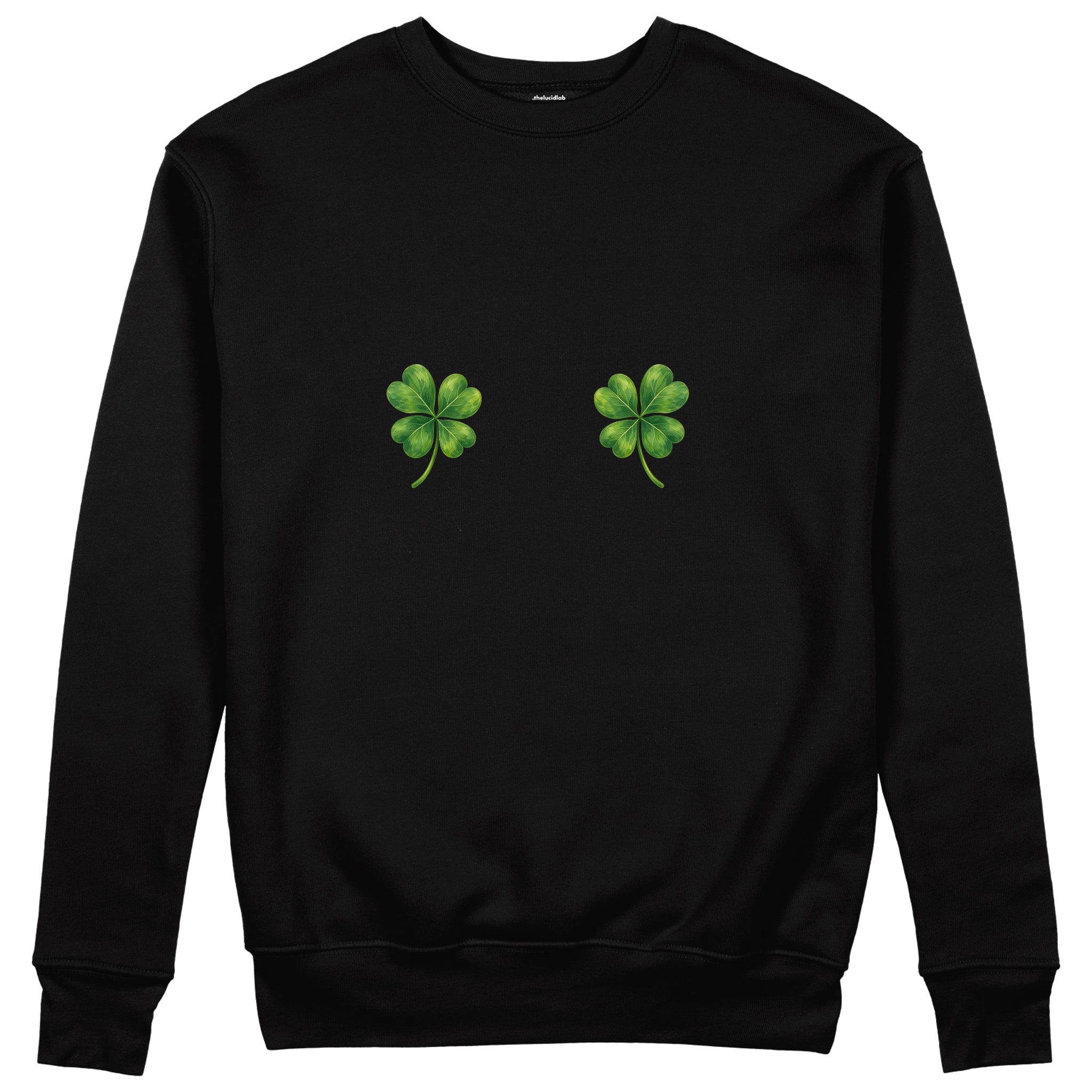 Lucky Twins Sweatshirt - Siyah - ön görünüm
