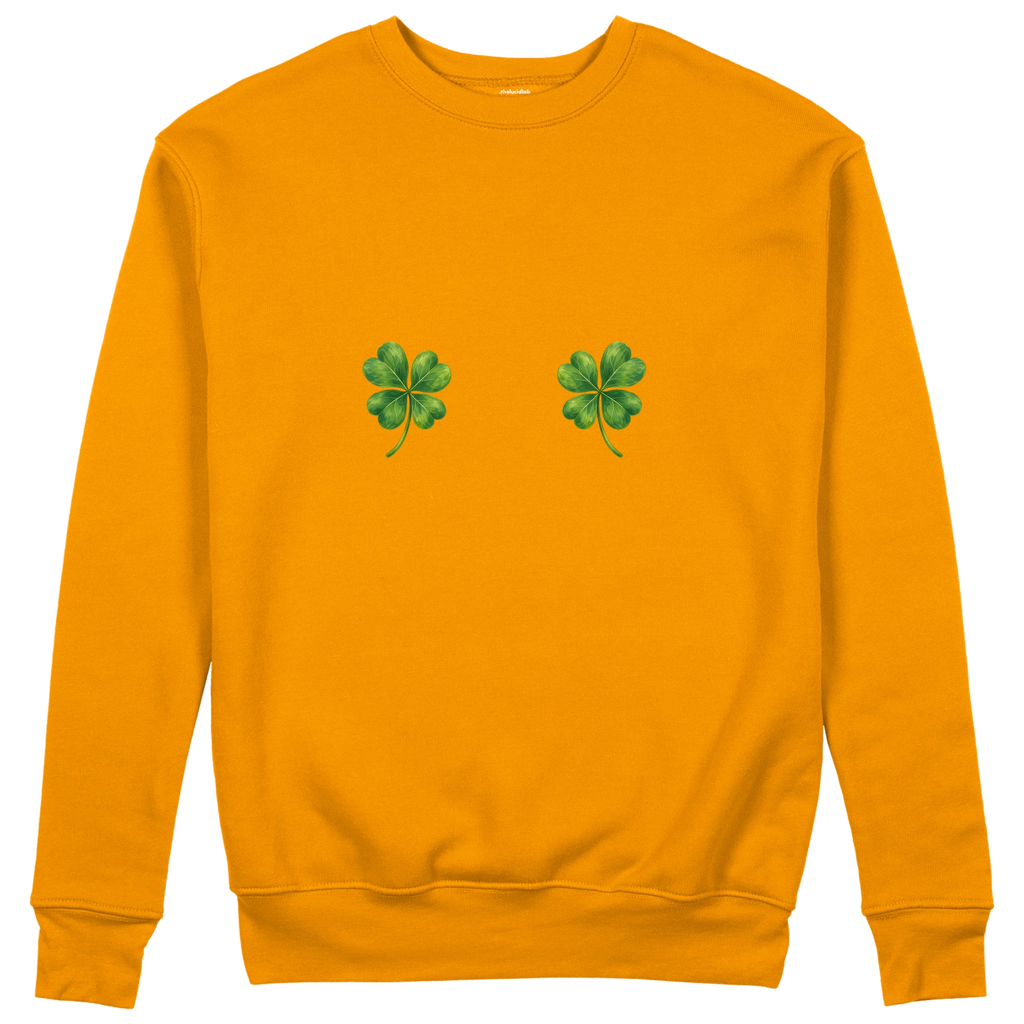 Lucky Twins Sweatshirt - Turuncu - ön görünüm