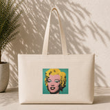 Andy Warhol / Marilyn Monroe Blue Weekend Tote Bag