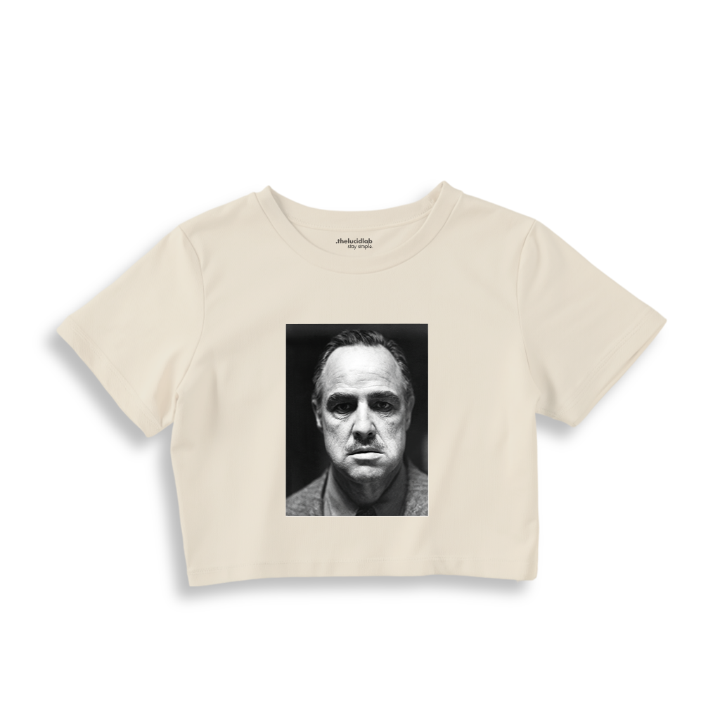 Marlon Brando / Godfather 1972 Crop Tişört