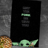 May The Force Be With You / Yoda - Star Wars Mutfak Havlusu