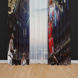 Michael Jordan Chicago Bulls 1997 Background Curtain