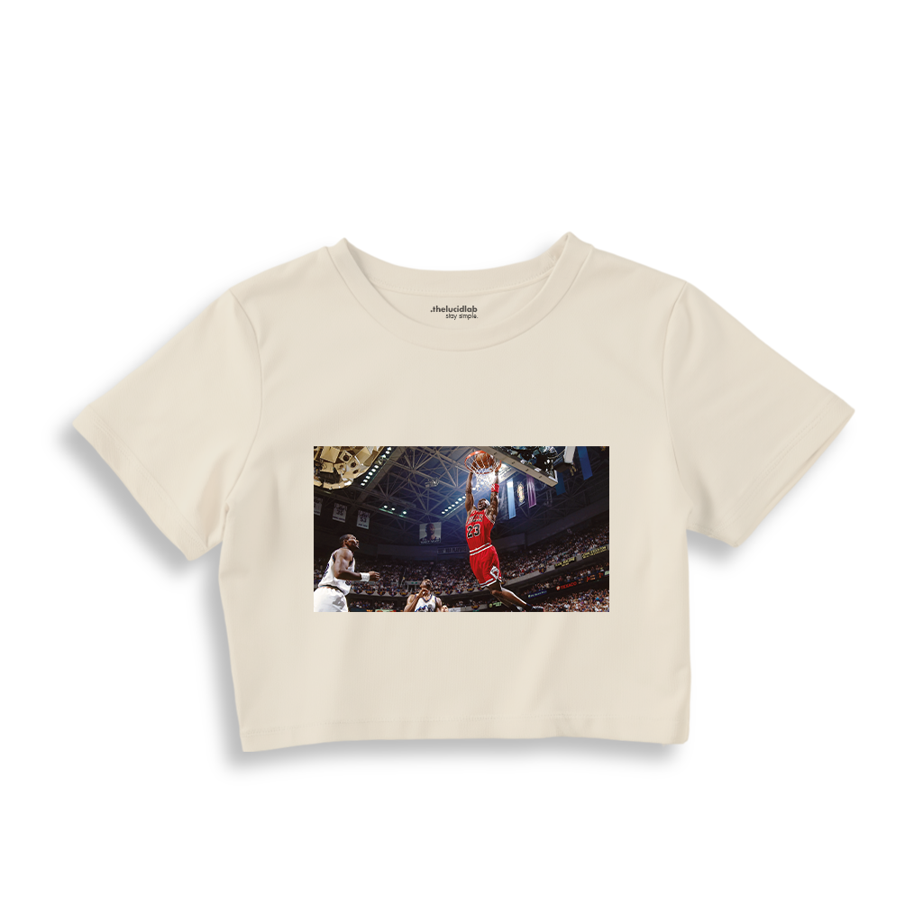 Michael Jordan Chicago Bulls 1997 Crop Tişört