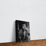 Mick Jagger backstage at the Palladium London 1967 Kanvas Tablo