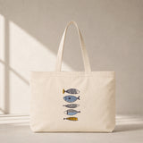 Marine Pattern Study Club Tote Bag