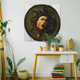 Medusa Painting Wall Covering