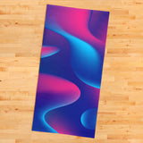 Purple Blue Colored Sports Towel