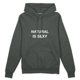 Natural Is Sexy Oversize Hoodie – Antrasit – ön görünüm