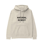 Natural Is Sexy Hoodie – Krem – ön görünüm