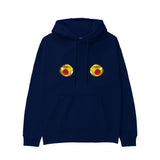 Nipples Hoodie - Lacivert - ön görünüm