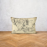 Lord of the Rings Middle Earth Map - Lord Of The Rings Double Sided Pillow Case