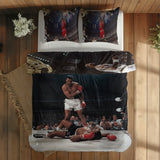 Muhammed Ali And Sonny Liston Usa 1965 & Michael Jordan Chicago Bulls 1997 Çift Taraflı Nevresim Takımı; çift kişilik AB-02 native görünüm