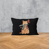 Catana - Double Sided Pillow Case with Cat