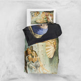 Girl with a Pearl Earring &amp; The Birth of Venus Double-Sided Duvet Cover Set