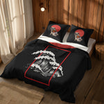 The Pug & Perspektif Kanagawa Çift Taraflı Nevresim Takımı; çift kişilik BA-01 native görünüm