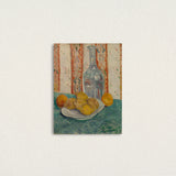 Carafe and Dish with Citrus Fruit Canvas Print