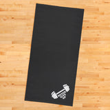 Never Give Up / Anthracite Sports Towel