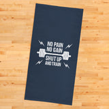 No Pain No Gain v2 Navyblue Sports Towel