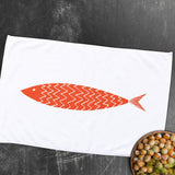 Orange a Fish - Orange Fish Kitchen Towel