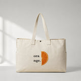 Orange Daily Tote Bag