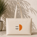 Orange Weekend Tote Bag