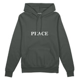 PEACE Oversize Hoodie – Antrasit – ön görünüm
