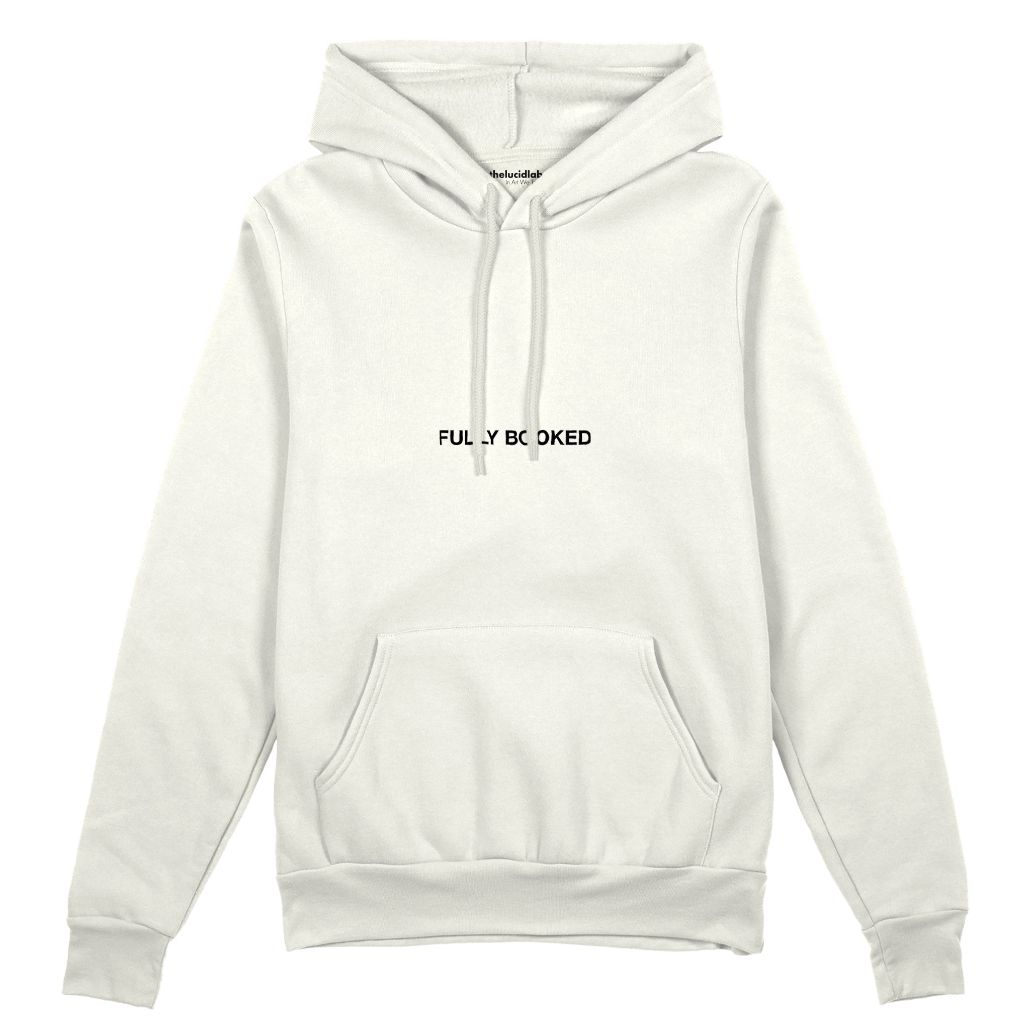 Plan for Today Oversize Hoodie – Beyaz – ön görünüm
