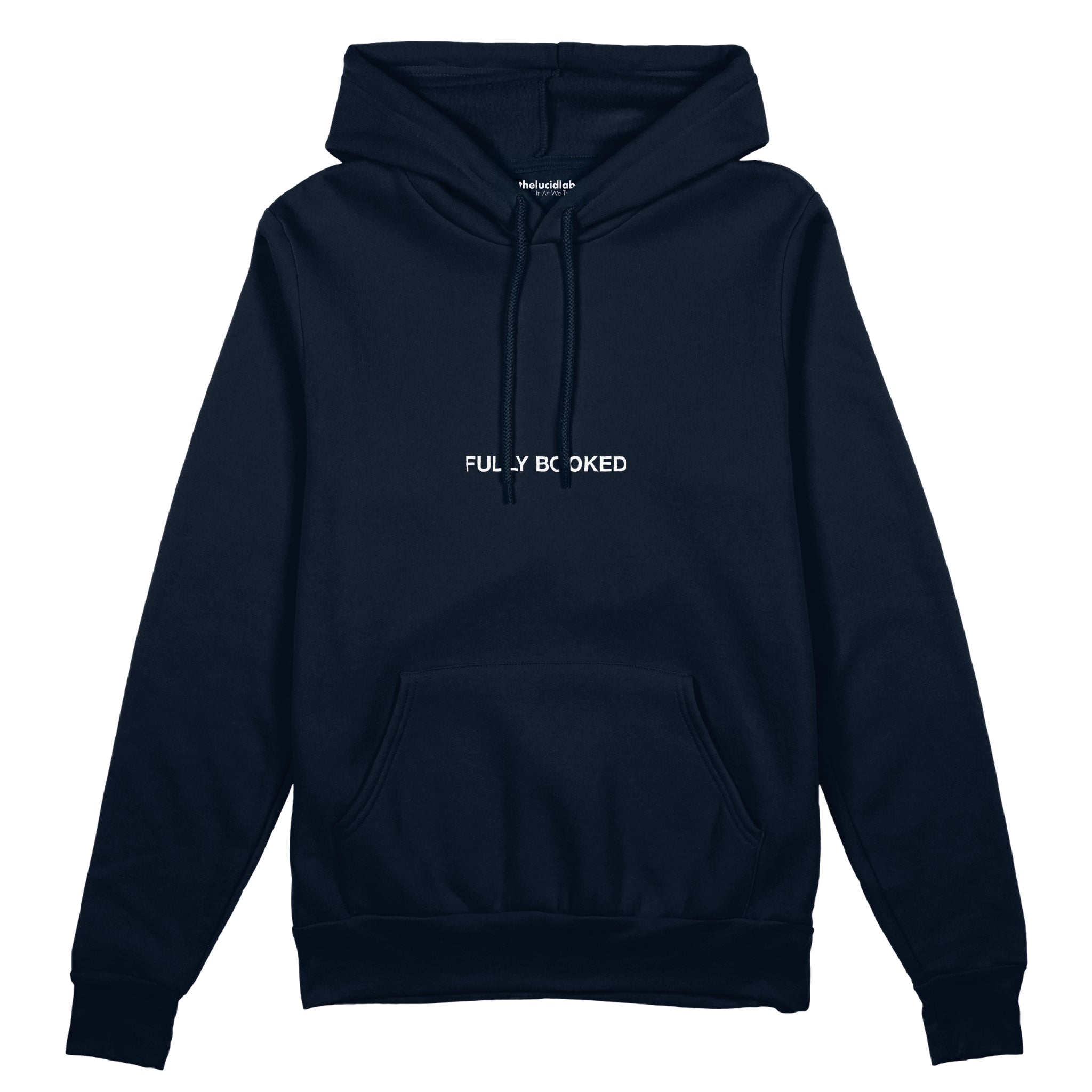 Plan for Today Oversize Hoodie – Lacivert – ön görünüm