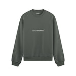 Plan for Today Oversize Sweatshirt – Antrasit – ön görünüm