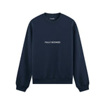 Plan for Today Oversize Sweatshirt – Lacivert – ön görünüm