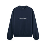 Plan for Today Oversize Sweatshirt – Lacivert – ön görünüm