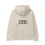 Plan for Today Hoodie – Krem – arka görünüm