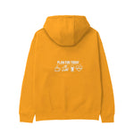 Plan for Today Hoodie – Turuncu – arka görünüm