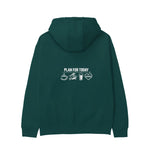Plan for Today Hoodie – Koyu Yeşil – arka görünüm