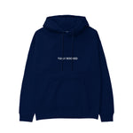 Plan for Today Hoodie – Lacivert – ön görünüm