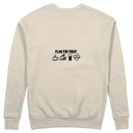 Plan for Today Sweatshirt – Bej – arka görünüm