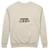 Plan for Today Sweatshirt – Bej – arka görünüm