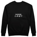 Plan for Today Sweatshirt – Siyah – arka görünüm