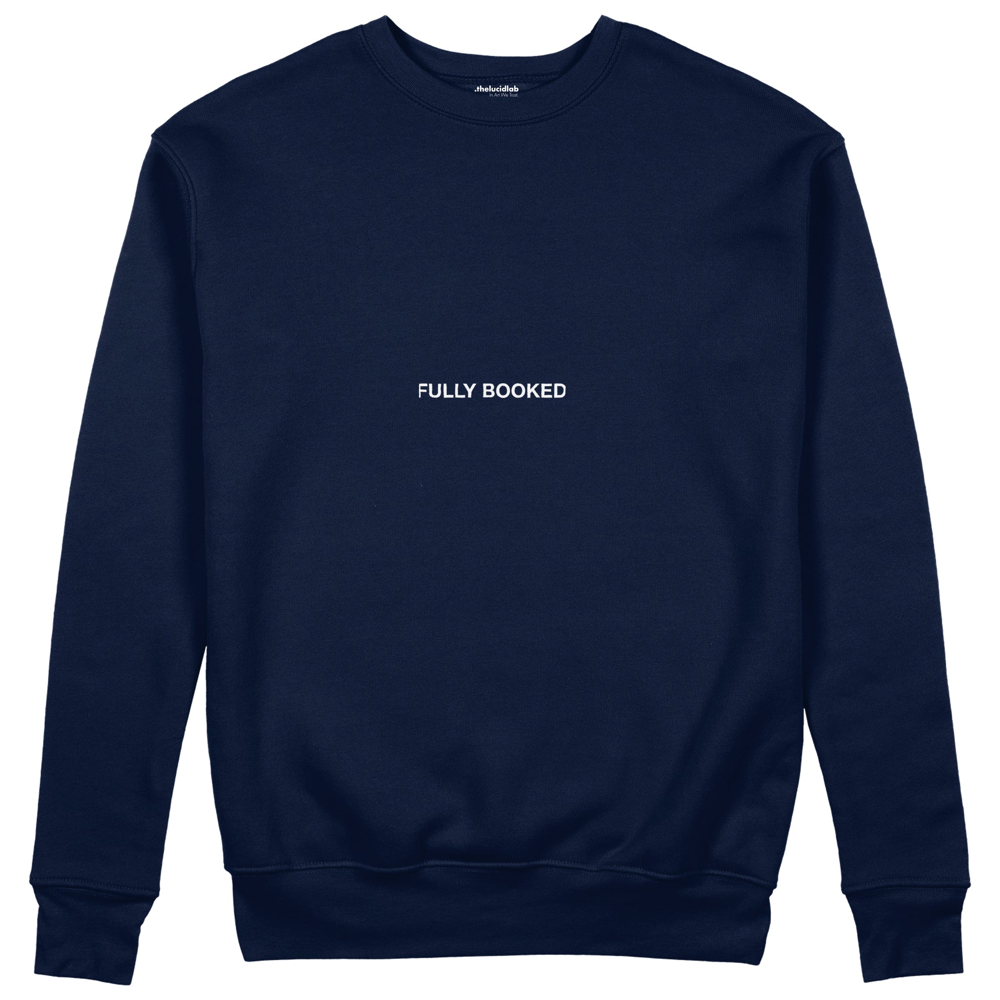 Plan for Today Sweatshirt – Lacivert – ön görünüm