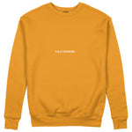 Plan for Today Sweatshirt – Turuncu – ön görünüm