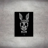 Playboy Skull Kanvas Tablo
