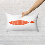 Orange Fish 30cm x 50cm / Marine Themed Double Sided Cushion Cover