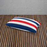 French Stripe 30cm x 50cm / Marine Themed Double-Sided Pillow Cover