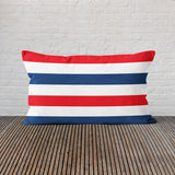 French Stripe 30cm x 50cm / Marine Themed Double-Sided Pillow Cover