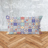 Tile Patterned 30cm x 50cm Double Sided Cushion Cover