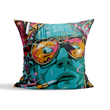 Fear And Loathing Çift Taraflı Kırlent Kılıfı 2 Adet