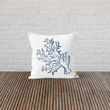 Blue Coral / Coral Marine Themed Double-Sided Pillow Cover 2 Pieces