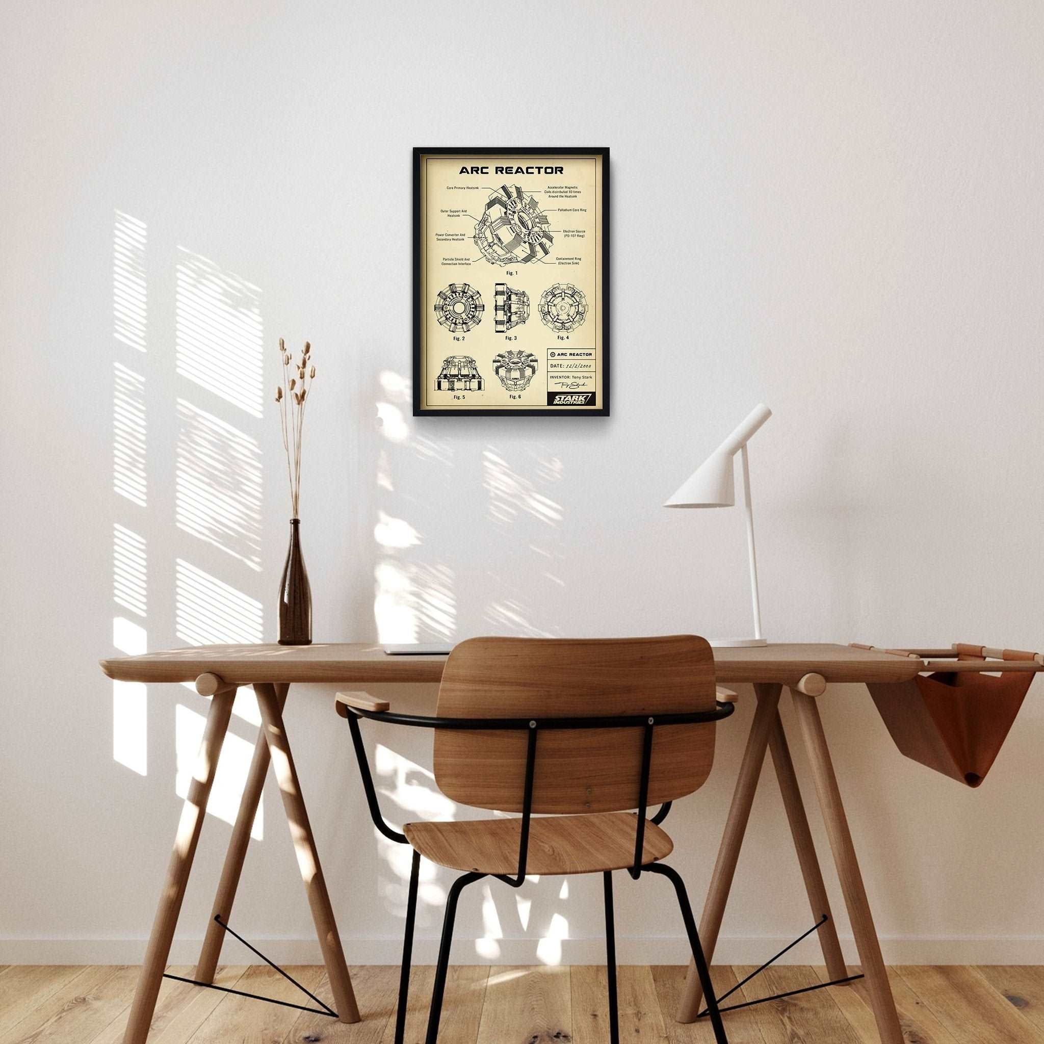 Arc Reactor Vintage Poster